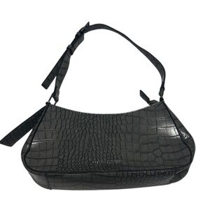 French Connection Crocodile Pattern Small Shoulder Bag